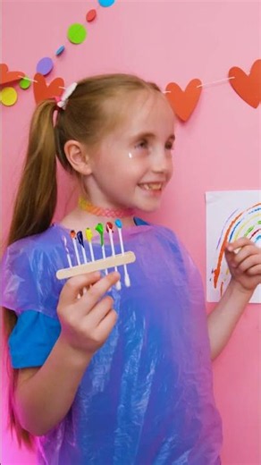 🖌️ทำผ้ากันเปื้อนสำหรับศิลปินน้อย! 👩‍🎨✨ #สั้น #เด็ก