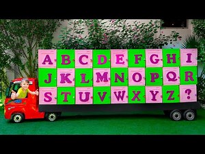 Five Kids learn the Alphabet / ABC Vehicles