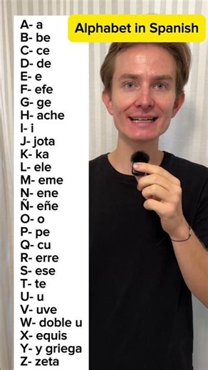 Learn The Alphabet In Spanish ‼️
