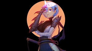 Rem Oni Demon Re:Zero Live Wallpaper - MoeWalls