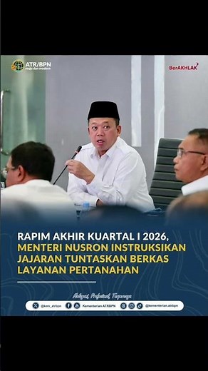 Penyelesaian Berkas Layanan Pertanahan: Instruksi Menteri ATR/BPN untuk Target Nol Berkas