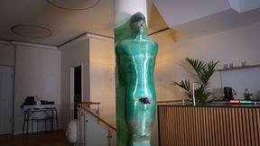 Column Mummification - Heavy and Elise Graves - Heavy is Mummified to a Column and Blows a Load in the Hotel on their German Holiday - FoxPorns.Net