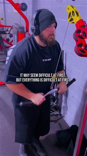 It may feel difficult at first — but everything is difficult at first. That’s the price of becoming something more. I’m grinding until I’m tired… because you’re not really grinding until you are tired. No shortcuts. No excuses. Just work. #grinding #keepgrinding #gymmotivation #ﬁtnessmotivation #motivation | We Wake Up And Grind