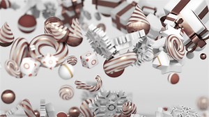 Download 4K Merry Christmas concept animation with Cute animation for free