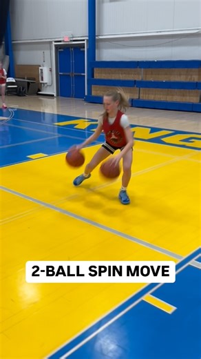 2-Ball Spin Move‼️ Learning The Correct Way To Execute a Spin Move‼️ #basketballtraining #basketballtrainer #basketballcoach #basketballplayer #basketballteam #basketballdrills #girlsbasketball #youthbasketball #aaubasketball #basketball #bball #ballislife | Cap City Basketball