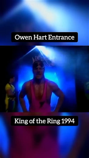 Owen Hart's Memorable Entrance - King of the Ring 1994