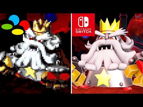 Super Mario RPG - Final Boss & Ending Comparison (Switch vs Original)