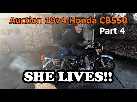 1974 Honda CB550 - 1st Start - Part 4