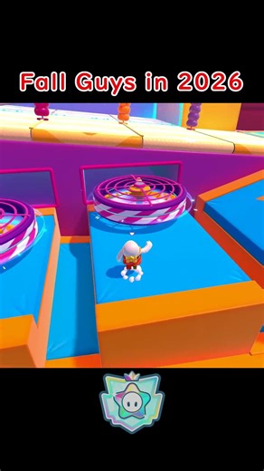 昔はみんな道に沿って走ってたらしいよ #FallGuys #フォールガイズ #スライムクライム