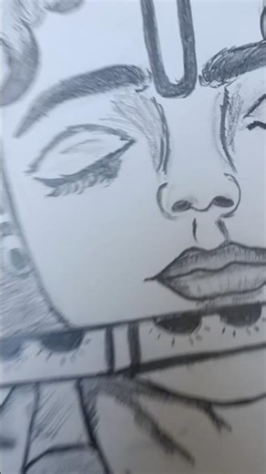 Krishna drawing 💯#reels