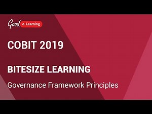 COBIT 2019 Bitesize Learning: Governance Framework Principles (COBIT 2019 tutorial)
