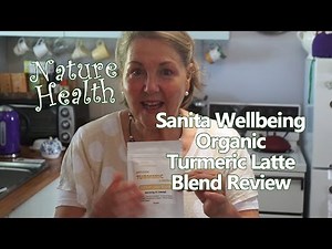 How to make Organic Turmeric Latte Coffee Blend - Sanita Wellbeing Turmeric product review