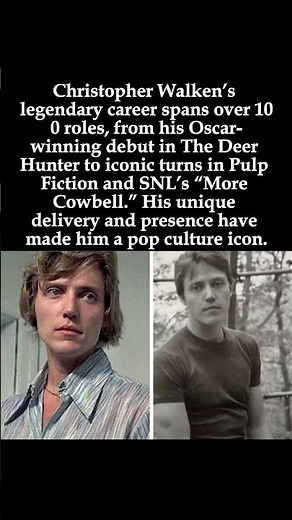 Christopher Walken Over 60 Years of Unmistakable Intensity & Charm