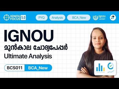 BCS 011/111 Computer Basics & PC Software | BCA_New | IGNOU PYQ Analysis #ignoucoaching #learnwise