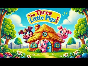 Three Little Pigs Story 🐷 🐷 🐷 | Fun Classic Read Aloud for Kids and Toddlers | Full English Version