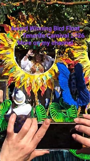 Award Winning Bird Float 🦜🔥 Tenerife Carnival 2026