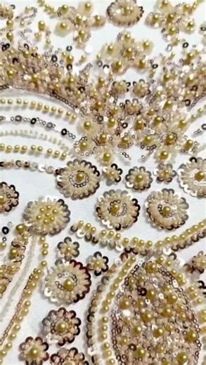 Embellished Beaded Tulle Fabric - Lace Fabric Store Online - Lace Fabric for Dresses | HN351