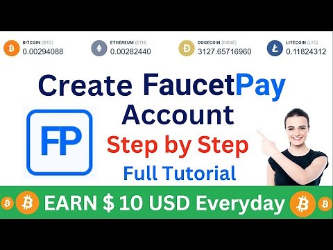 How To Create Faucetpay Account | How to make faucetpay account