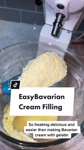Easy Bavarian Cream Cake Filling Recipe