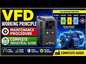 Variable Frequency Drive (VFD) Working Principle & Maintenance Procedure | Complete Industrial Guide