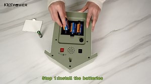 KEYPOWER Cuckoo Clock Cuckoo Wall Clock,Cuckoo Bird Voices Call, Design Clock Pendulum, Bird House, Wall Art Home Living Room Kitchen Office Decoration (Blue)