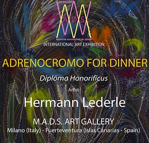 MADS Gallery Milan - Adrenochromo Exhibition - Hermann Louis Lederle