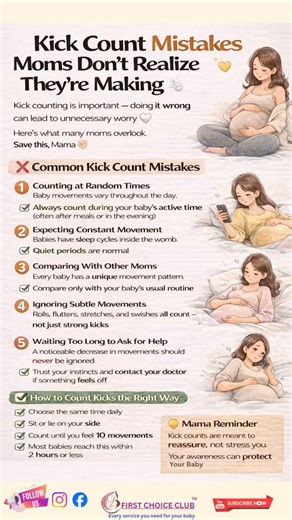 🤰 Kick Count Mistakes Moms Don’t Realize They’re Making
