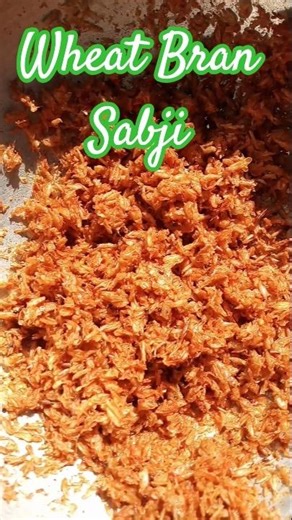 wheat bran sabji recipe