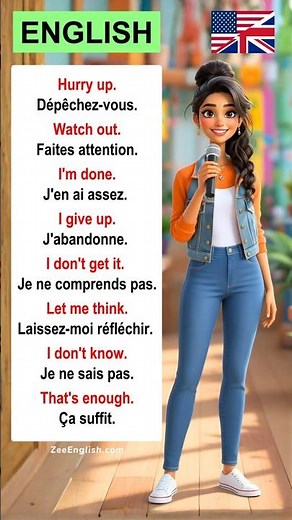 Apprendre l'anglais 🇫🇷 "Hurry up" ✅ #LearnEnglish #ApprendreLanglais