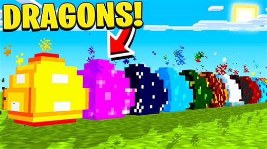 Hatching 10 new Minecraft Dragon Eggs!