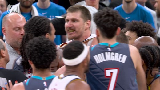 Lu Dort was ejected after appearing to trip Nikola Jokic on this play. Nikola Jokic and Jaylin Williams both received technical fouls. | ESPN