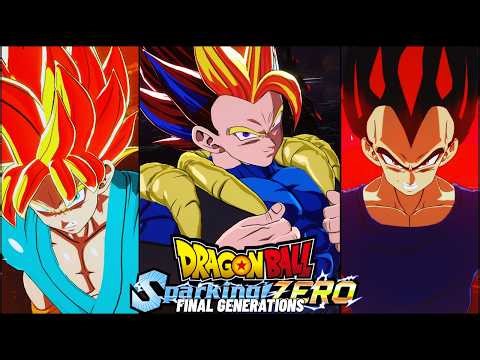 Final Generations : Goku, Vegeta, and Gogeta at Peak Power | Dragon Ball Sparking! Zero Mods