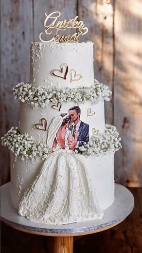 3-Tier Wedding Cake: Design Ideas & Tips l Simple Wedding Ceke l #weddingcakes