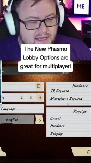 Phasmophobia's New LOBBY Options Are AMAZING! #Phasmophobia #Multiplayer #GameUpdate #Community #GamingFeatures #RolePlay #ghostkai