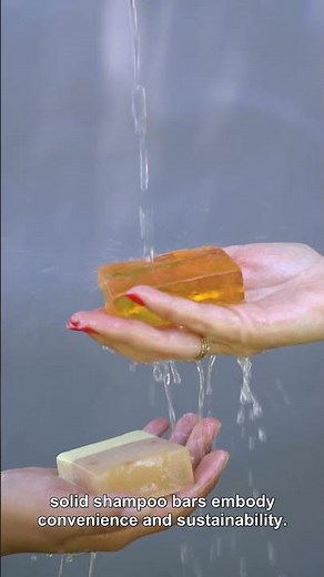why solid shampoo bars are the easiest way to cut plastic waste