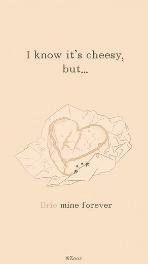 zoozie on Instagram: "send this to your cheesy partner 🧀 #couple #cheese #drawing #cute"