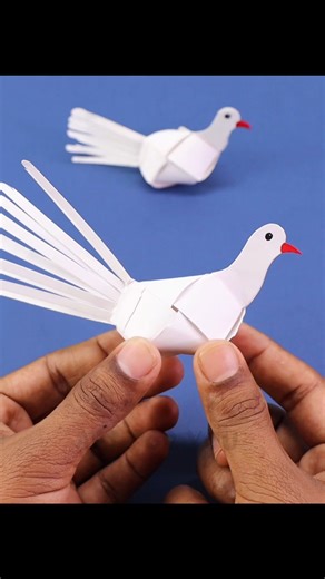 Let's make very cute paper bird 😘 🕊 #papercraft #diycrafts #handmade #crafting | Art For You Creations