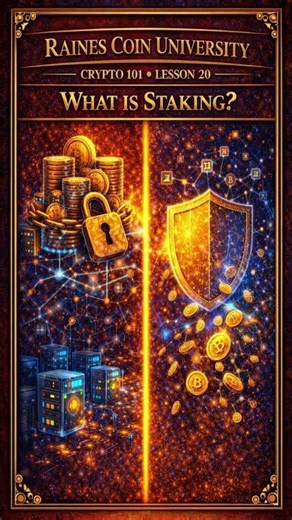 📘 Crypto 101 – Lesson 20 WHAT IS STAKING #rainescoinuniversity
