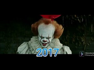 evolution of pennywise (1990 - 2019)