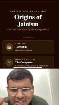 Master Jainism for UPSC Prelims 2026 in just 2 minutes ⚡