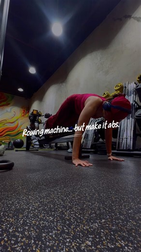 Rowing machine… but make it abs 😌 #gym #abworkout #gymlife #fitnessmotivation #ytshorts