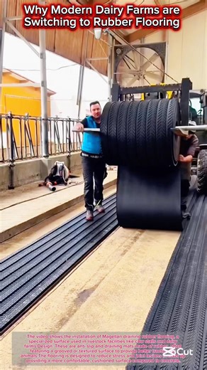 Why Modern Dairy Farms are Switching to Rubber Flooring 🥛🔨