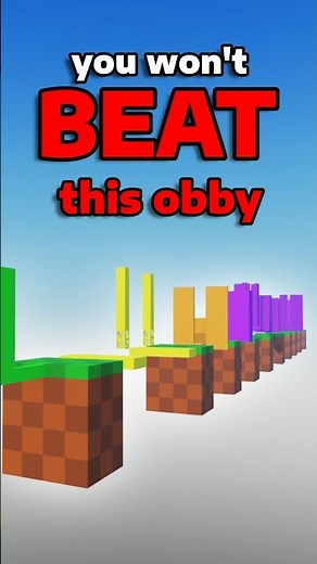 You WON'T Beat This Roblox Obby... #etoh #roblox