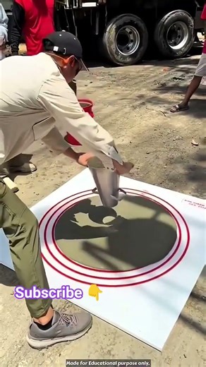 concrete flow test/civil engineering#concrete #civilengineering #workabiliy