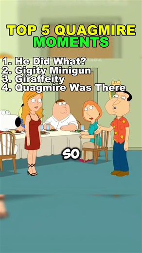 Top 5 Quagmire Moments in Family Guy 😂 | Giggity Giggity!