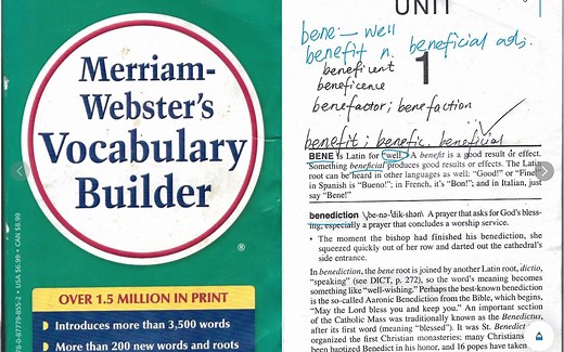 1-1 of Merriam webster's vocabulary builder