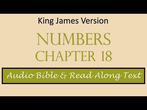 Numbers 18 | KJV DRAMATIZED AUDIO BIBLE WITH TEXT