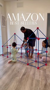 Link in bio! It’s also linked under ✨Kids Favorites✨in our storefront. Bring their imagination to life with this 180-piece fort building kit! 🏰✨ Kids can create castles, tunnels, hideouts, and full play tents while learning STEM skills through hands-on building. Perfect for indoor fun, creative play, and keeping little ones busy for hours. Such a fun Christmas or birthday gift idea for boys and girls ages 4 . #AmazonKidsFinds #STEMToys #GiftForKids fort building kit, STEM toy for kids, creative