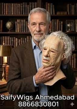 Ultra Realistic Old Man Silicone Face Mask | Einstein Style Latex Mask Transformation | Hollywood
