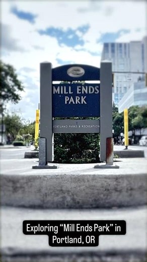 Mill Ends Park – Portland, Oregon 🌱 World’s Smallest Park with Ash & Simba